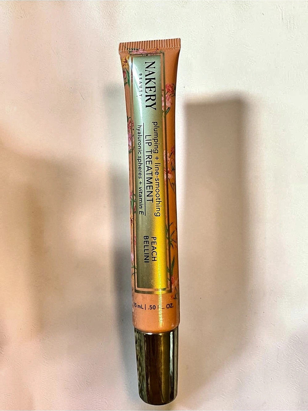 Nakery Beauty Plumping + line-smoothing Lip Treatment Peach Bellini